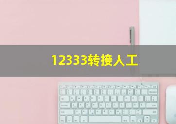 12333转接人工