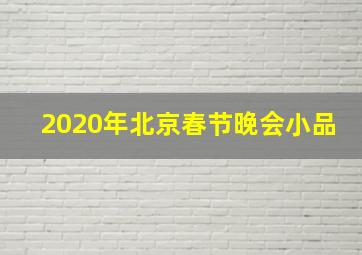 2020年北京春节晚会小品