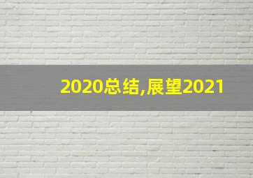 2020总结,展望2021