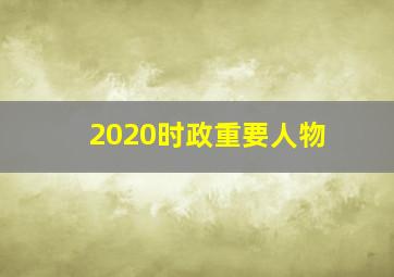 2020时政重要人物