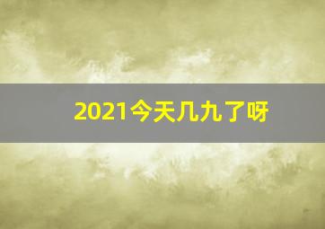 2021今天几九了呀