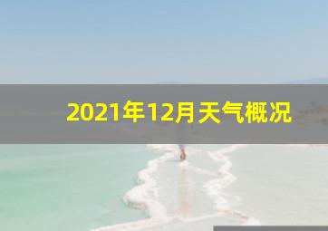 2021年12月天气概况