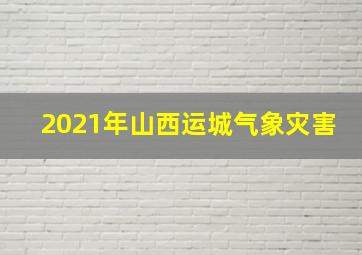 2021年山西运城气象灾害