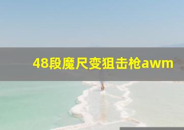 48段魔尺变狙击枪awm