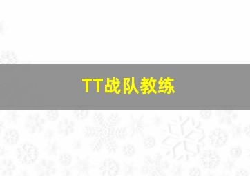 TT战队教练