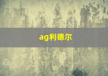 ag利德尔