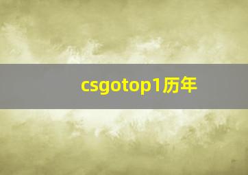 csgotop1历年