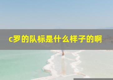 c罗的队标是什么样子的啊