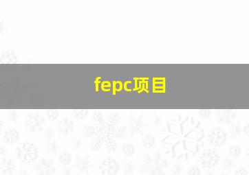 fepc项目