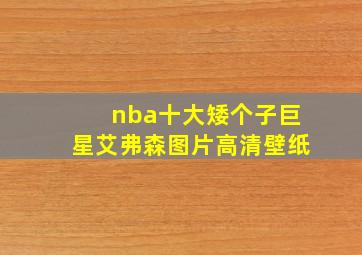 nba十大矮个子巨星艾弗森图片高清壁纸