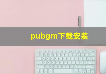 pubgm下载安装