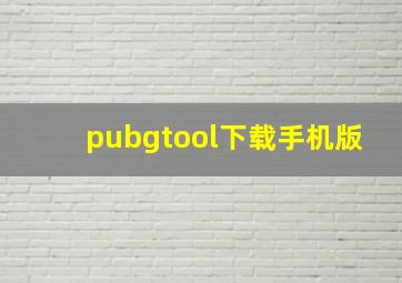 pubgtool下载手机版