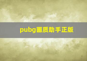 pubg画质助手正版