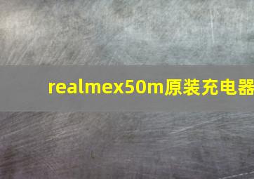 realmex50m原装充电器