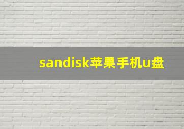 sandisk苹果手机u盘