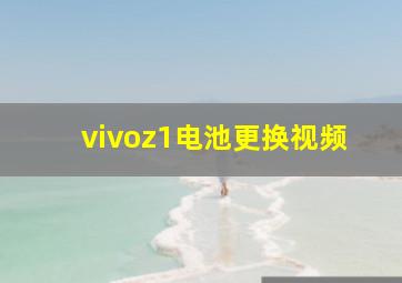 vivoz1电池更换视频