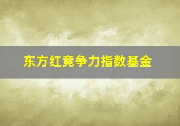 东方红竞争力指数基金