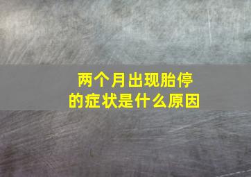 两个月出现胎停的症状是什么原因