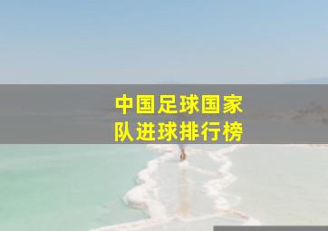 中国足球国家队进球排行榜