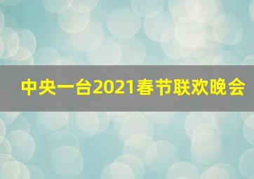 中央一台2021春节联欢晚会