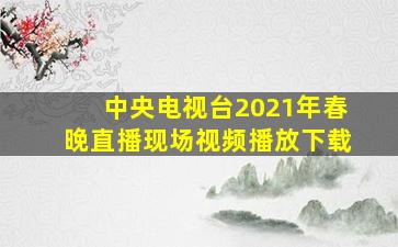 中央电视台2021年春晚直播现场视频播放下载