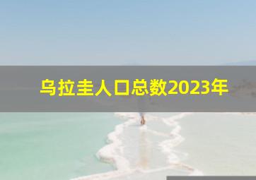 乌拉圭人口总数2023年