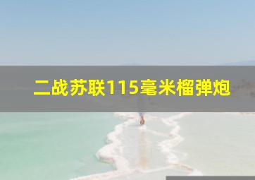 二战苏联115毫米榴弹炮