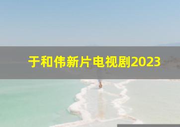 于和伟新片电视剧2023