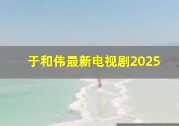 于和伟最新电视剧2025