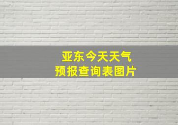 亚东今天天气预报查询表图片