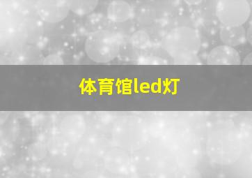 体育馆led灯