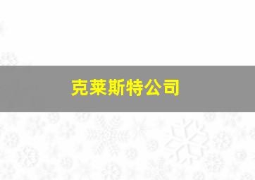 克莱斯特公司