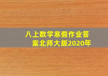 八上数学寒假作业答案北师大版2020年