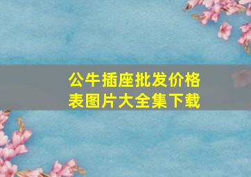 公牛插座批发价格表图片大全集下载