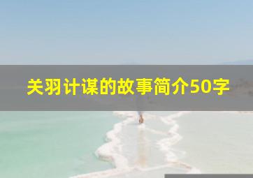 关羽计谋的故事简介50字