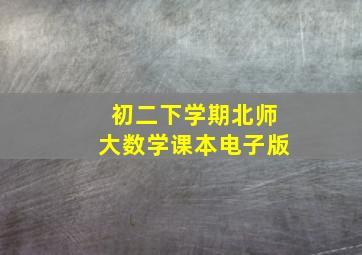 初二下学期北师大数学课本电子版