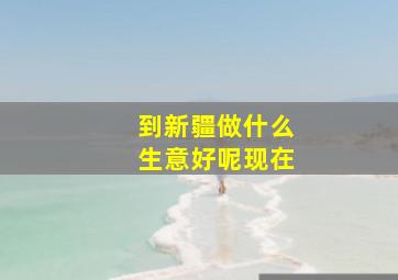 到新疆做什么生意好呢现在