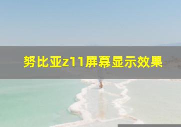 努比亚z11屏幕显示效果