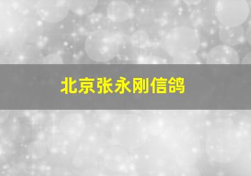 北京张永刚信鸽