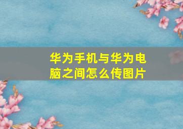 华为手机与华为电脑之间怎么传图片