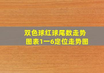 双色球红球尾数走势图表1一6定位走势图