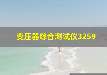 变压器综合测试仪3259