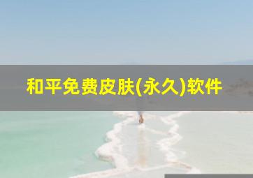 和平免费皮肤(永久)软件