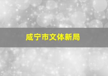 咸宁市文体新局