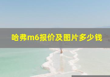 哈弗m6报价及图片多少钱