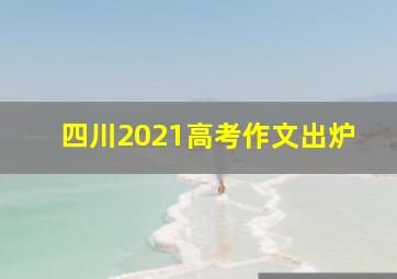 四川2021高考作文出炉