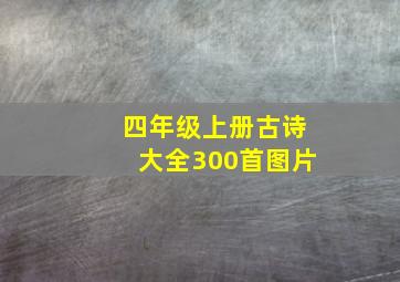 四年级上册古诗大全300首图片