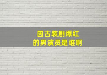 因古装剧爆红的男演员是谁啊