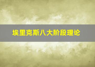 埃里克斯八大阶段理论