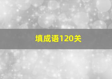 填成语120关